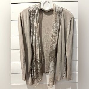 🤎Beige Draped Cardigan – Lungo L’Arno – XL